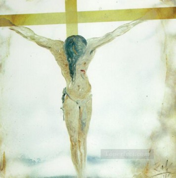 Surrealismo Painting - Cristo apocalíptico; Cristo con llamas surrealista